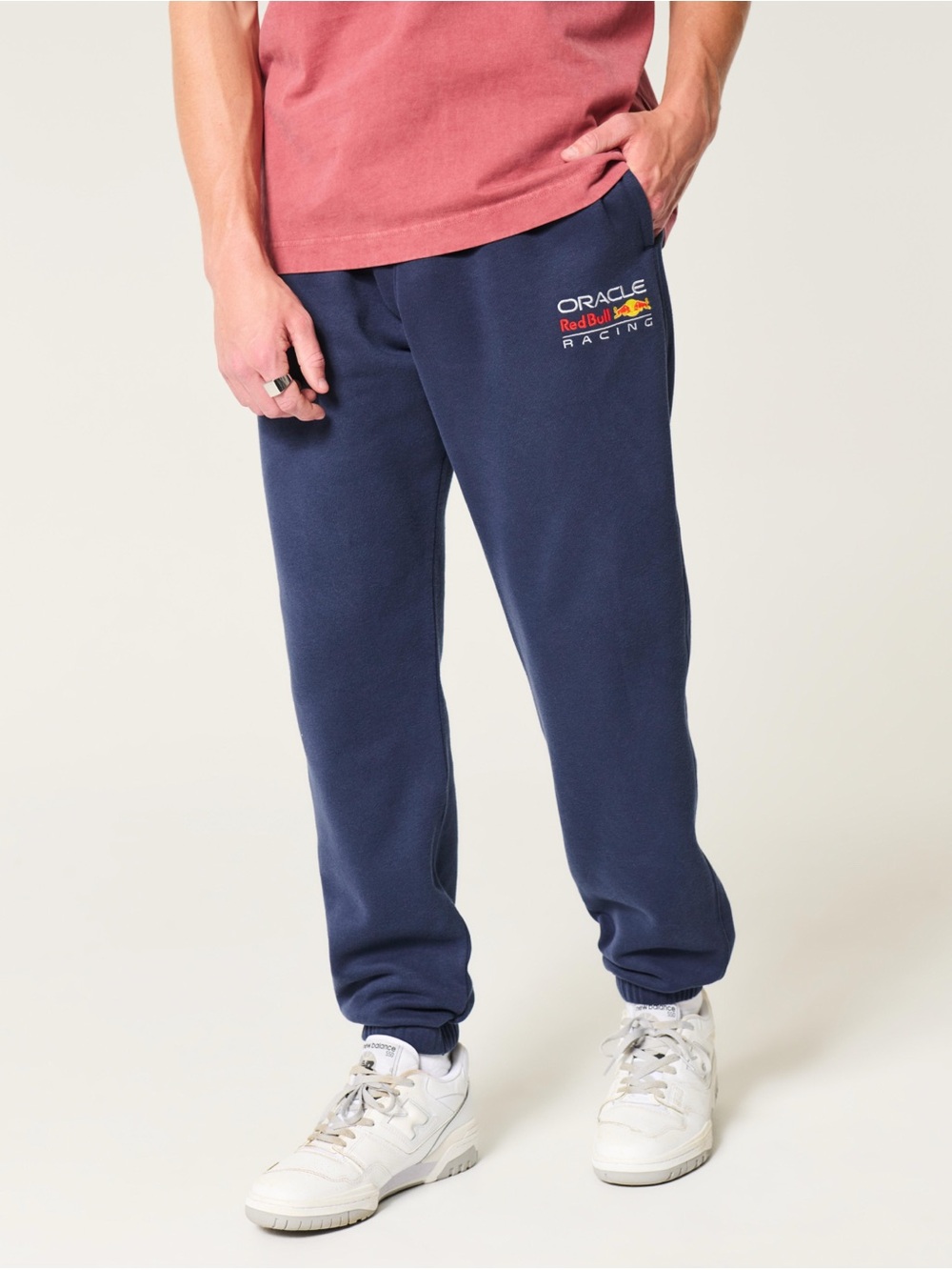Hollister Oracle Red Bull Racing Graphic Relaxed Fleece Joggers